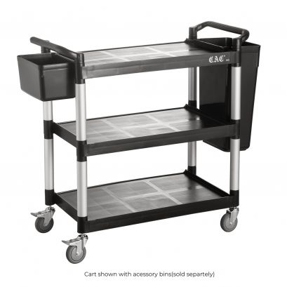 Utility Cart Black 40-1/8x19-3/4x37-3/4"H