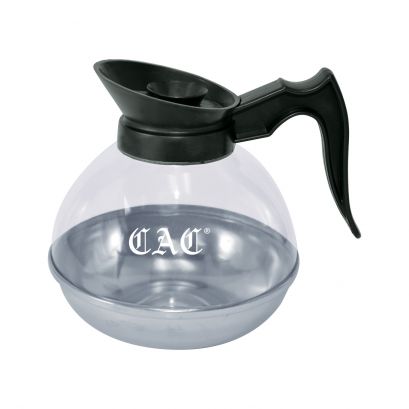 Coffee Decanter Black 64 oz. Stainless Steel Base