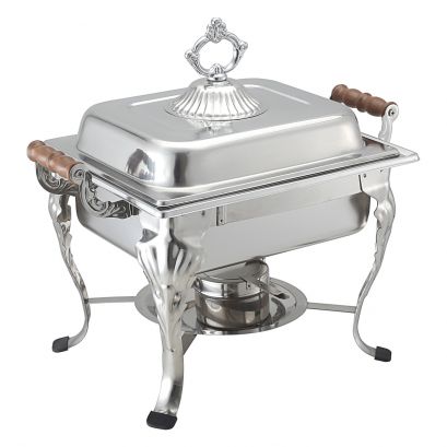 Welsh 4 qt. Stainless Steel Chafer Square