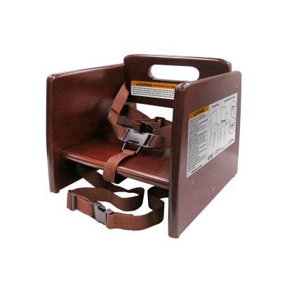 Booster Seat Wooden 10-7/8"H Mahogany