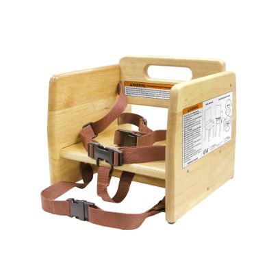 Booster Seat Wooden 10-7/8"H Natural