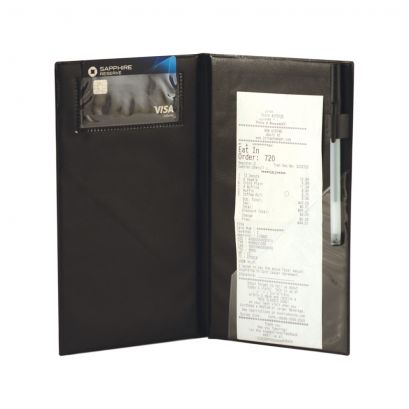 10" x 5-1/2" Guest Check Presenter w/ Pen Loop