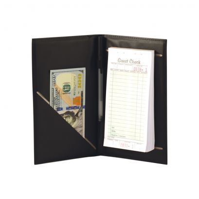 8-1/2" x 5-1/4" Guest Order Holder w/ Elastic Pen Loop