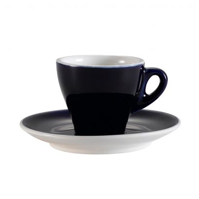 Cup & Saucer Set Cobalt Blue 3.5oz [Cup 2 3/4" I Saucer 4 7/8"]