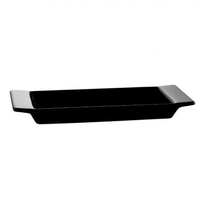 Rect. Tray Black 8 3/4"