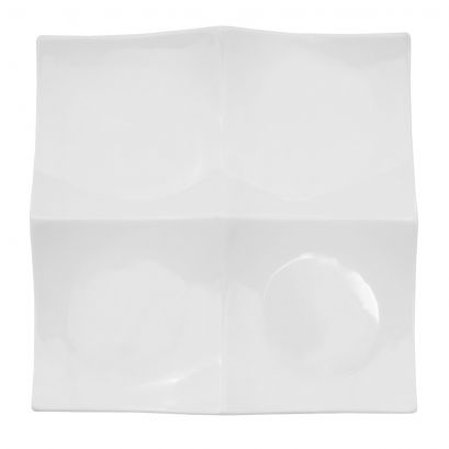 4 Section Square Plate 10"