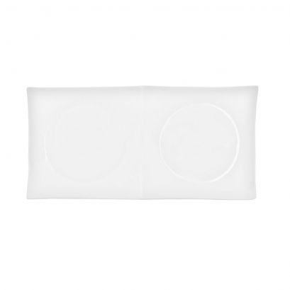 2 Section Rect. Platter 11 1/2"