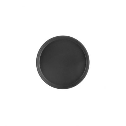 11", Round Non-Slip Fiberglass Tray