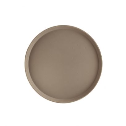 16", Round Non-Slip Fiberglass Tray