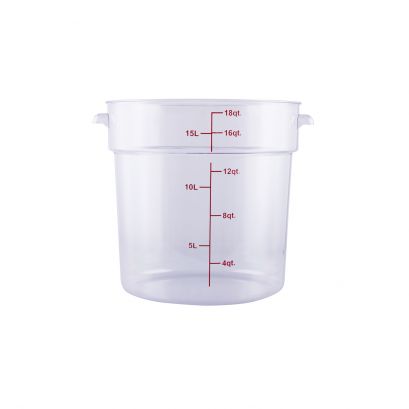 18QT Food Storage Container, Clear