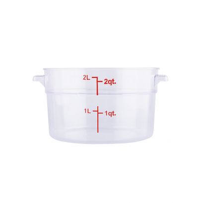 2QT Food Storage Container, Clear