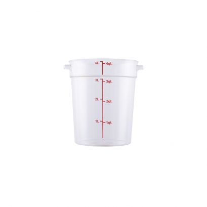 4QT Food Storage Container, Clear