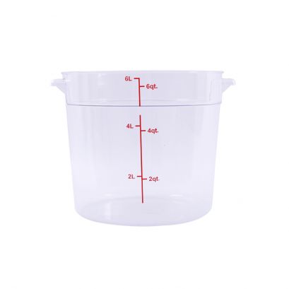6QT Food Storage Container, Clear