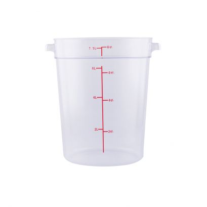 8QT Food Storage Container, Clear