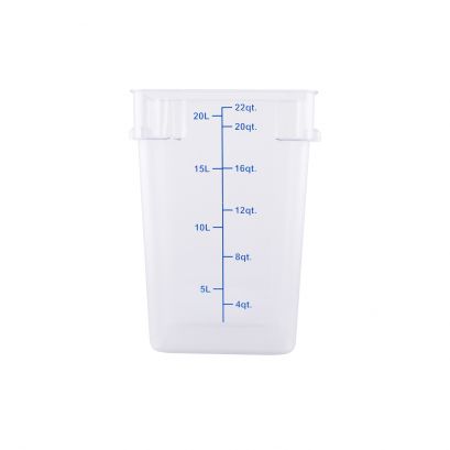 22QT Food Storage Container, Clear