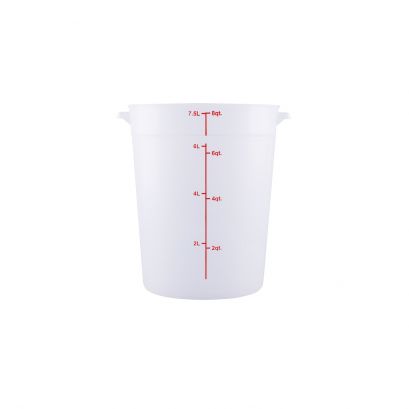 8QT Food Storage Container, Translucent