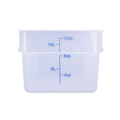 12QT Food Storage Container, Translucent