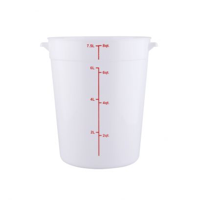 8QT Food Storage Container, White