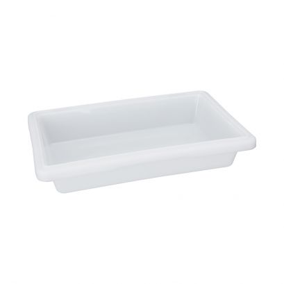 White Storage Box Half Size 3"