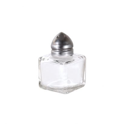 0.5oz Glass Cube Shaker W/ SS Cap