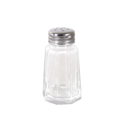 1oz Glass Paneled Shaker W/ SS Mushroom Cap