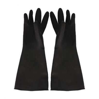 Black Reusable Latex Glove Large