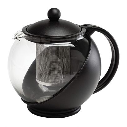 Glass teapot Black 25 oz.