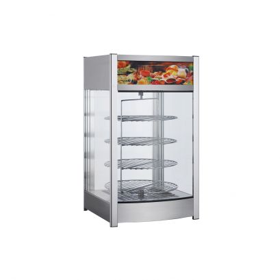 Rotating Heated Display Case Set 786W 18"L x 17-1/2" W x 31"H