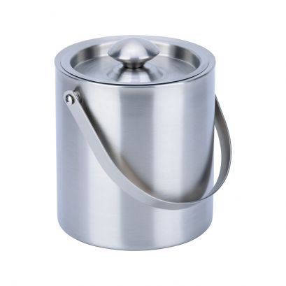 Double-Wall Stainless Steel Ice Bucket