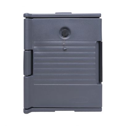 Full Size Insulated Table Pan Carrier 26-3/8" x 18-1/2" x 24-1/4"H Gray 