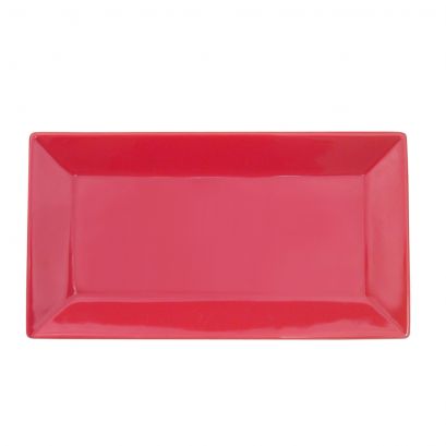 Rect. Platter Red 13"