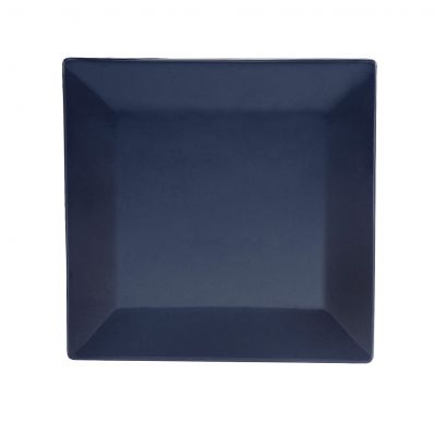 Square Plate Cobalt Blue 6"