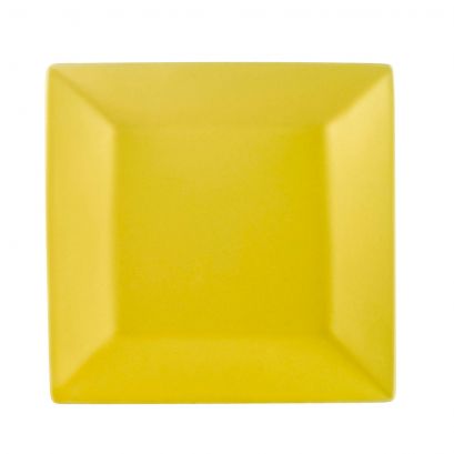 Square Plate Sunflower 8"