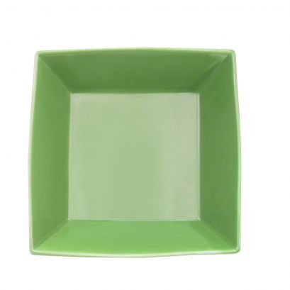 Square Bowl Green 15oz 6"
