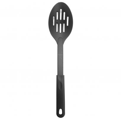 Black Nylon Slotted Spoon