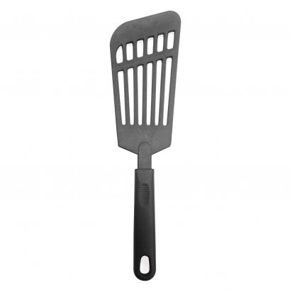 Black Nylon Slotted Spatula