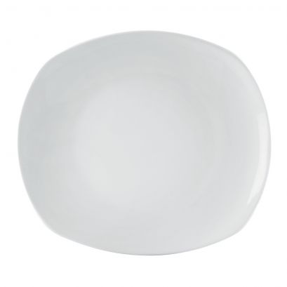 Coupe Curved Rect. Plate 12"