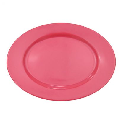Oval Platter R.E. Red  11 1/2"
