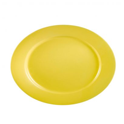 Oval Platter R.E. Yellow  11 1/2"