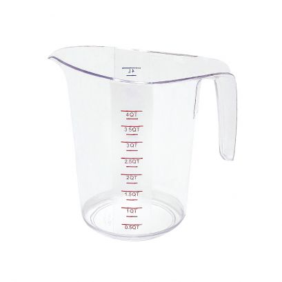 Plastic Measuring Cup 4QT/400-4000ML
