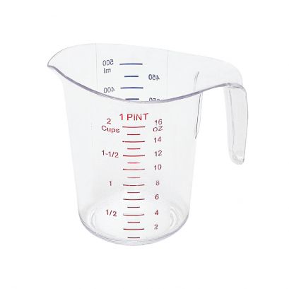 Plastic Measuring Cup 1PT/50-500ML 
