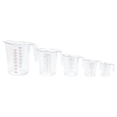 Plastic Measuring Cup 5-Piece Set 