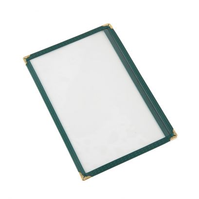 1-Pocket Menu Cover 8-1/2" x 5-1/2" Green