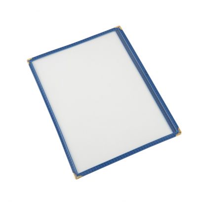 1-Pocket Menu Cover 8-1/2" x 11" Blue