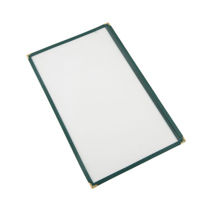 1-Pocket Menu Cover 8-1/2" x 14" Green
