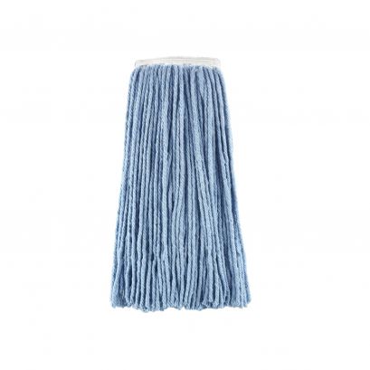 Mop Head Cotton Cut-End Blue 32 oz.