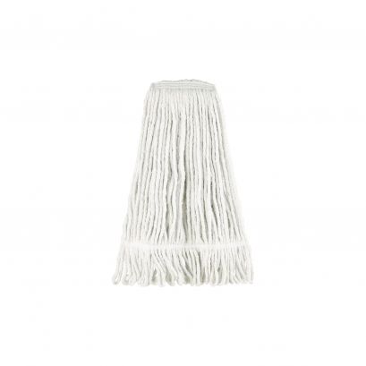 Mop Head Cotton Looped-End White 24 oz.