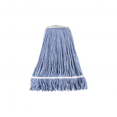 Mop Head Cotton Looped-End Blue 32 oz.