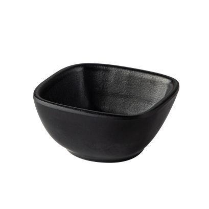 Sauce Dish Square Matte Black 1.5oz 2-3/4"