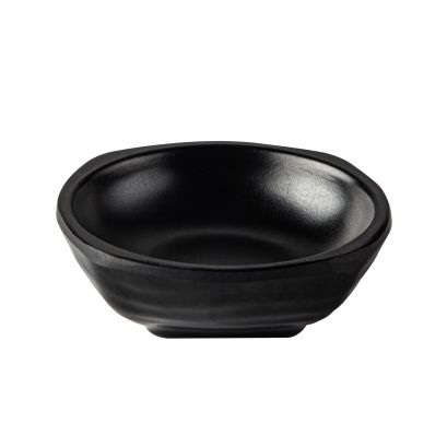 Sauce Dish Round Matte Black 1.5oz 3-1/8"